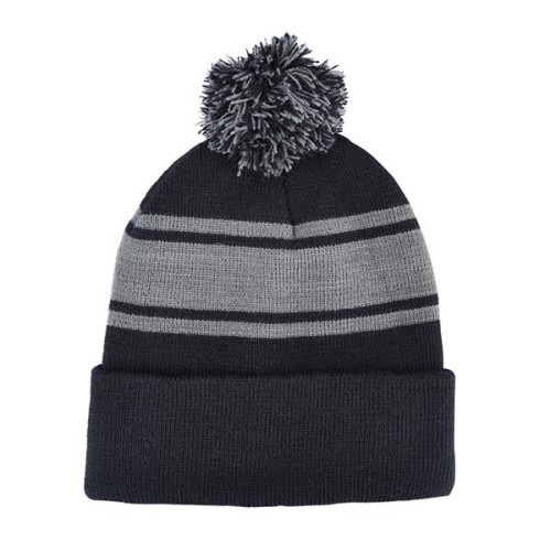 Knit Beanie With Pom Pom