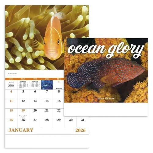 Good Value™ Ocean Glory - Stapled Calendar