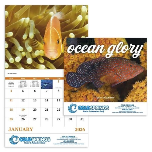 Good Value™ Ocean Glory - Stapled Calendar