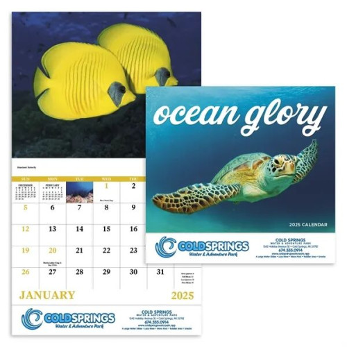 Good Value™ Ocean Glory - Stapled Calendar