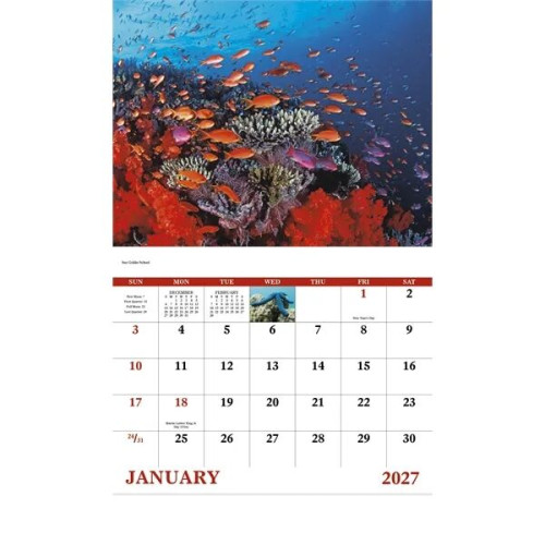 Good Value™ Ocean Glory - Stapled Calendar