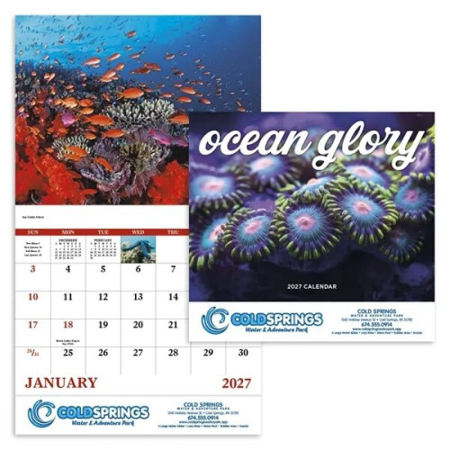 Good Value™ Ocean Glory - Stapled Calendar