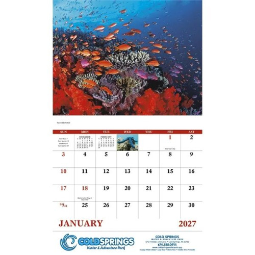 Good Value™ Ocean Glory - Stapled Calendar