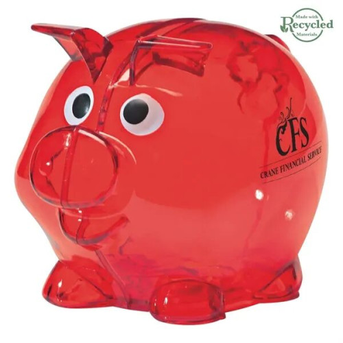 Mini Plastic Piggy Bank