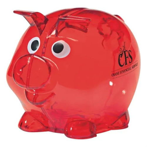 Mini Plastic Piggy Bank