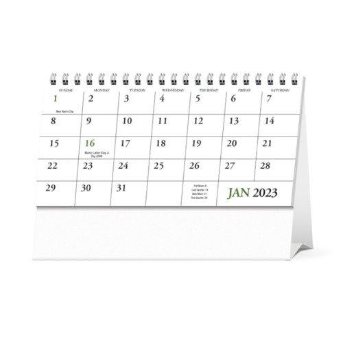 Scenic America® Desk Tent Calendar