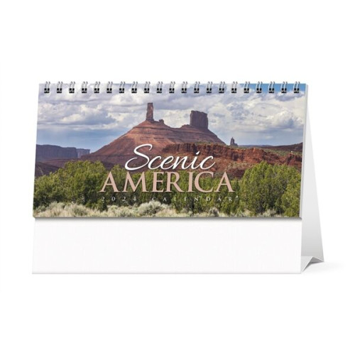 Scenic America® Desk Tent Calendar