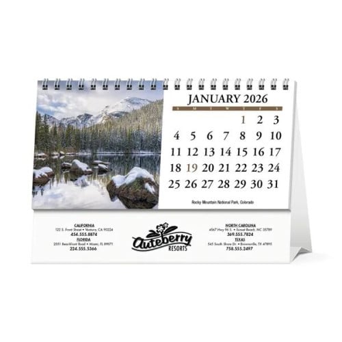 Products Scenic America® Desk Tent Calendar