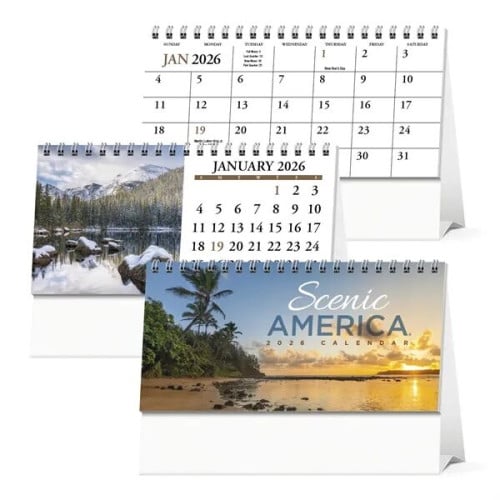 Products Scenic America® Desk Tent Calendar