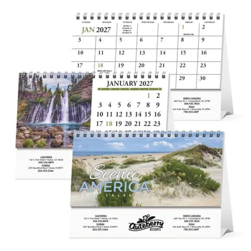 Products Scenic America® Desk Tent Calendar