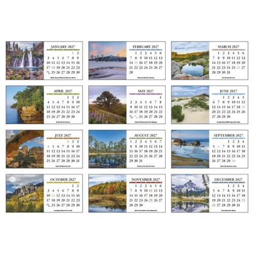 Products Scenic America® Desk Tent Calendar