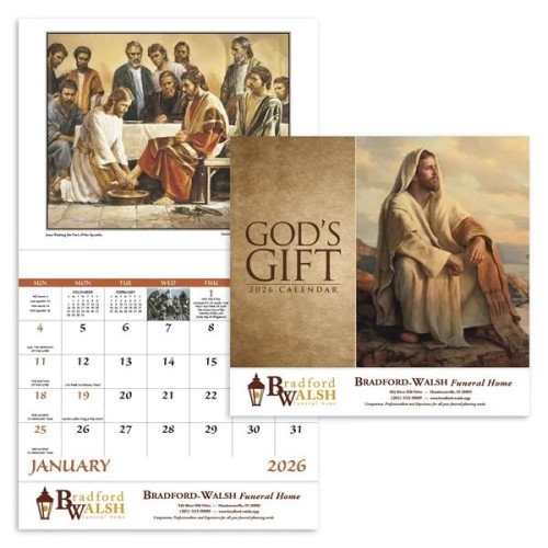 Good Value™ God's Gift - Stapled Calendar