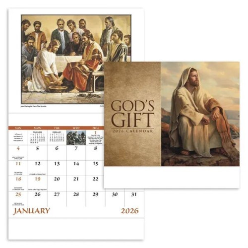 Good Value™ God's Gift - Stapled Calendar