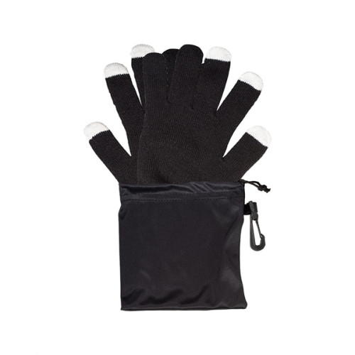 Touchscreen-Friendly Gloves In Pouch
