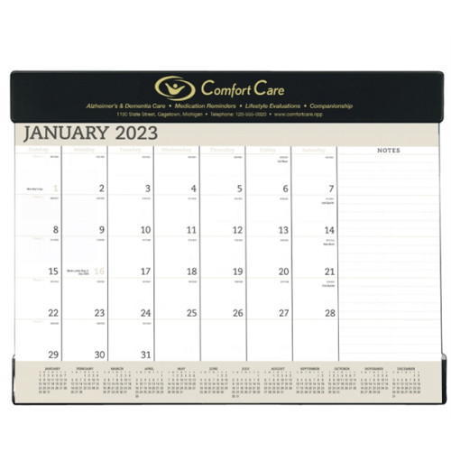 Triumph® Calendars Vinyl Desk Pad