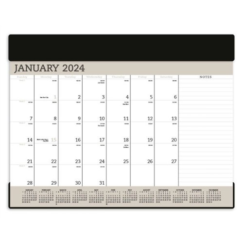 Triumph® Calendars Vinyl Desk Pad
