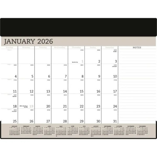 Triumph® Calendars Vinyl Desk Pad