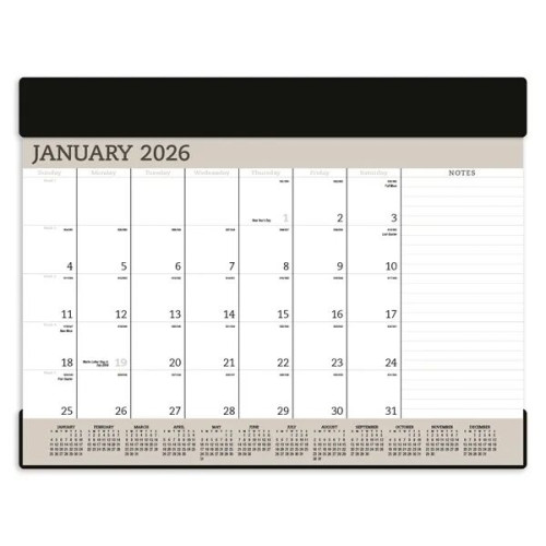 Triumph® Calendars Vinyl Desk Pad