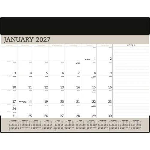 Triumph® Calendars Vinyl Desk Pad