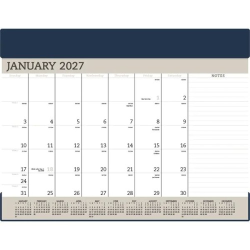 Triumph® Calendars Vinyl Desk Pad