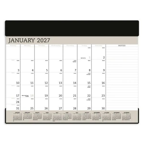 Triumph® Calendars Vinyl Desk Pad