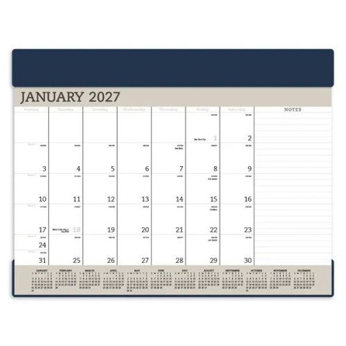 Triumph® Calendars Vinyl Desk Pad