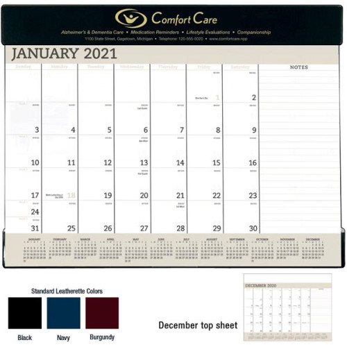 Triumph® Calendars Vinyl Desk Pad
