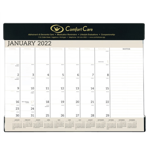 Triumph® Calendars Vinyl Desk Pad