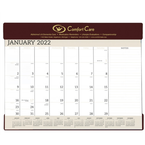 Triumph® Calendars Vinyl Desk Pad