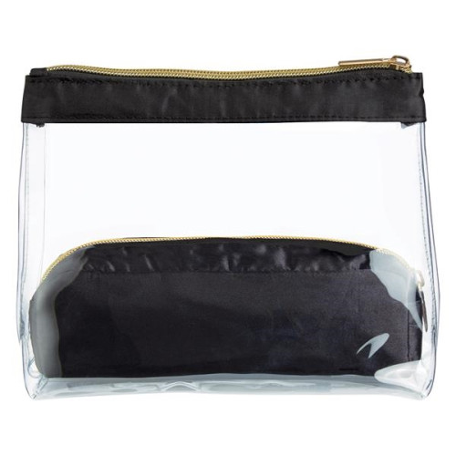 Sadie Satin Cosmetic Bag Set