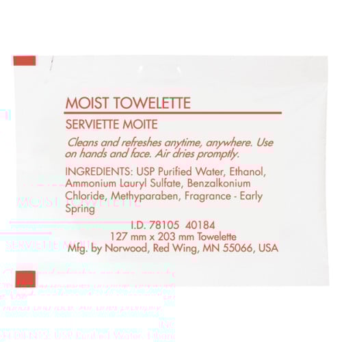 Natural Ingredient Moist Towelette