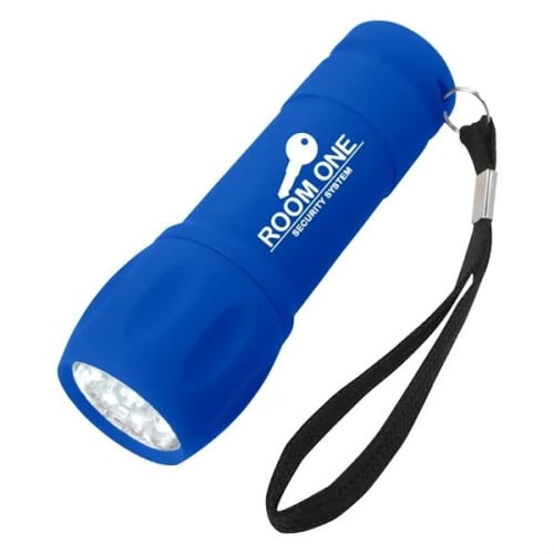 Rubberized Torch Light With Strap