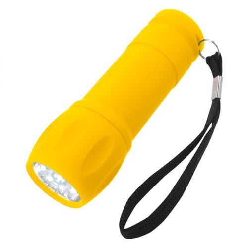 Rubberized Torch Light With Strap
