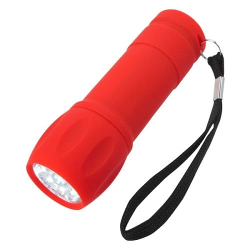 Rubberized Torch Light With Strap