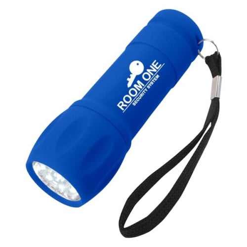 Rubberized Torch Light With Strap
