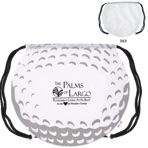 Golf Ball Drawstring Backpack