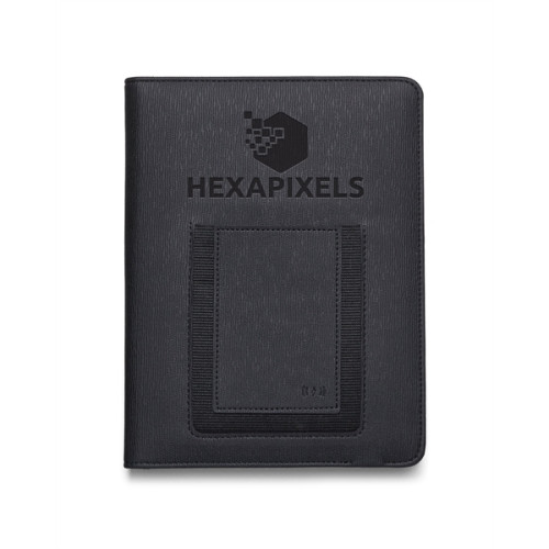 Roma 6" X 8" Wireless Power Charger Refillable Journal