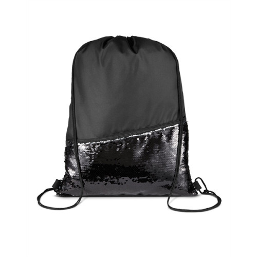 Sequin Drawstring Backpack
