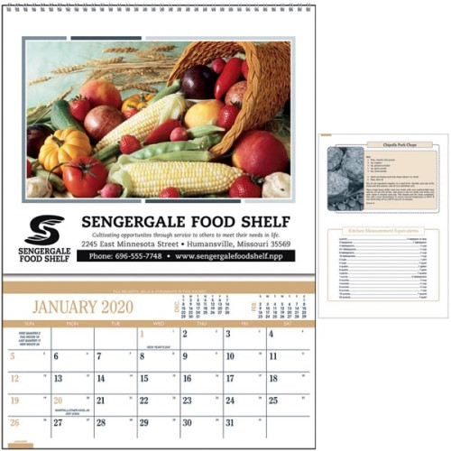 Triumph® Calendars Recipe Pocket Calendar