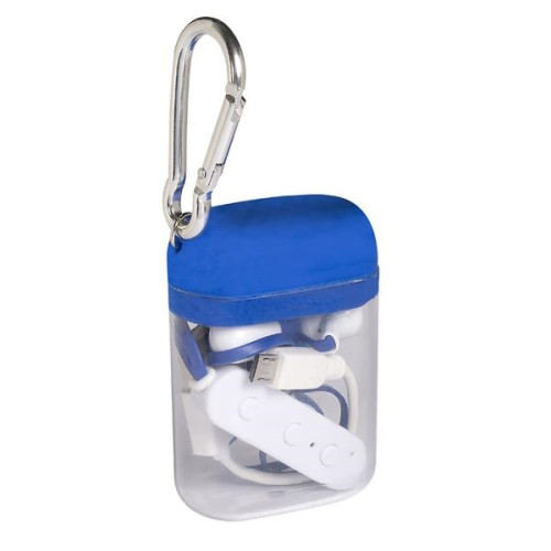 Budget Wireless Earbuds In Carabiner Case