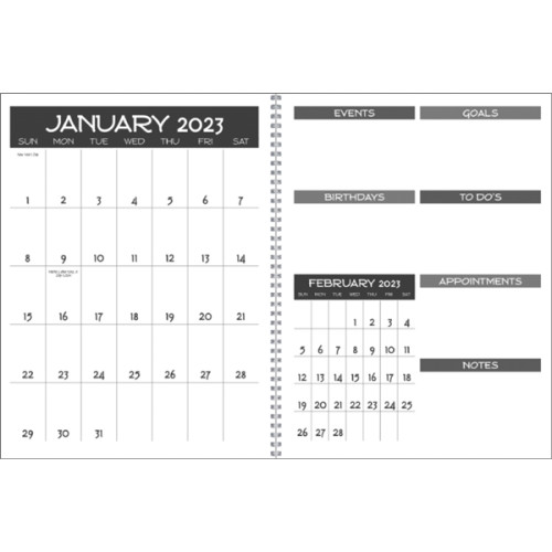 Monthly Happenings Planner