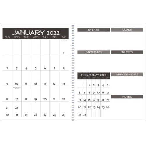 Monthly Happenings Planner