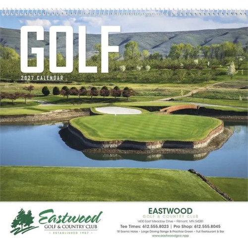 Triumph® Calendars Golf Calendar