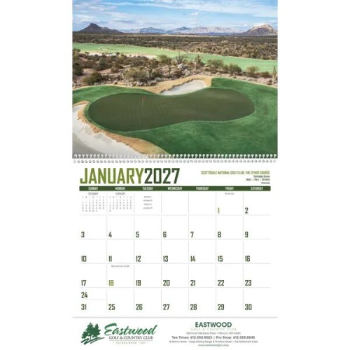 Triumph® Calendars Golf Calendar