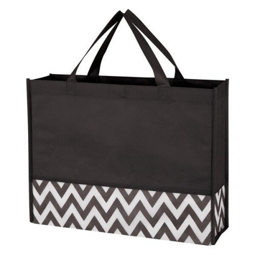 Zigzag Non-Woven Tote Bag