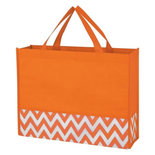 Zigzag Non-Woven Tote Bag
