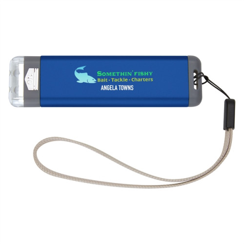 Aluminum Flashlight With Strap