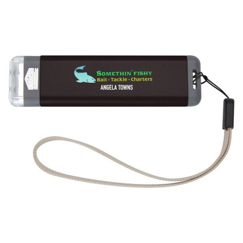 Aluminum Flashlight With Strap