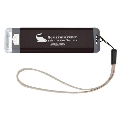 Aluminum Flashlight With Strap