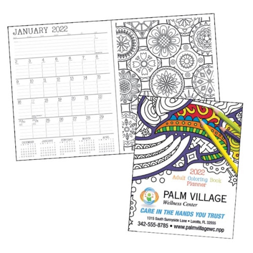 Adult Coloring Book Planner